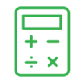 Calculator icon for how much insurance cover