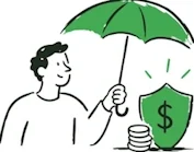 Income protection claims icon