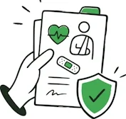 Trauma insurance claims icon